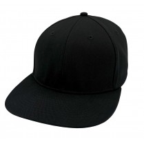 Big Size (62-66cm) Black Baseball Cap (Deep Crown)